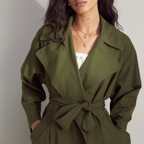 Aritzia wilfrid requiem trench coat